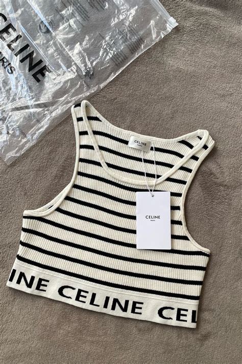 celine hightops|celine striped top.